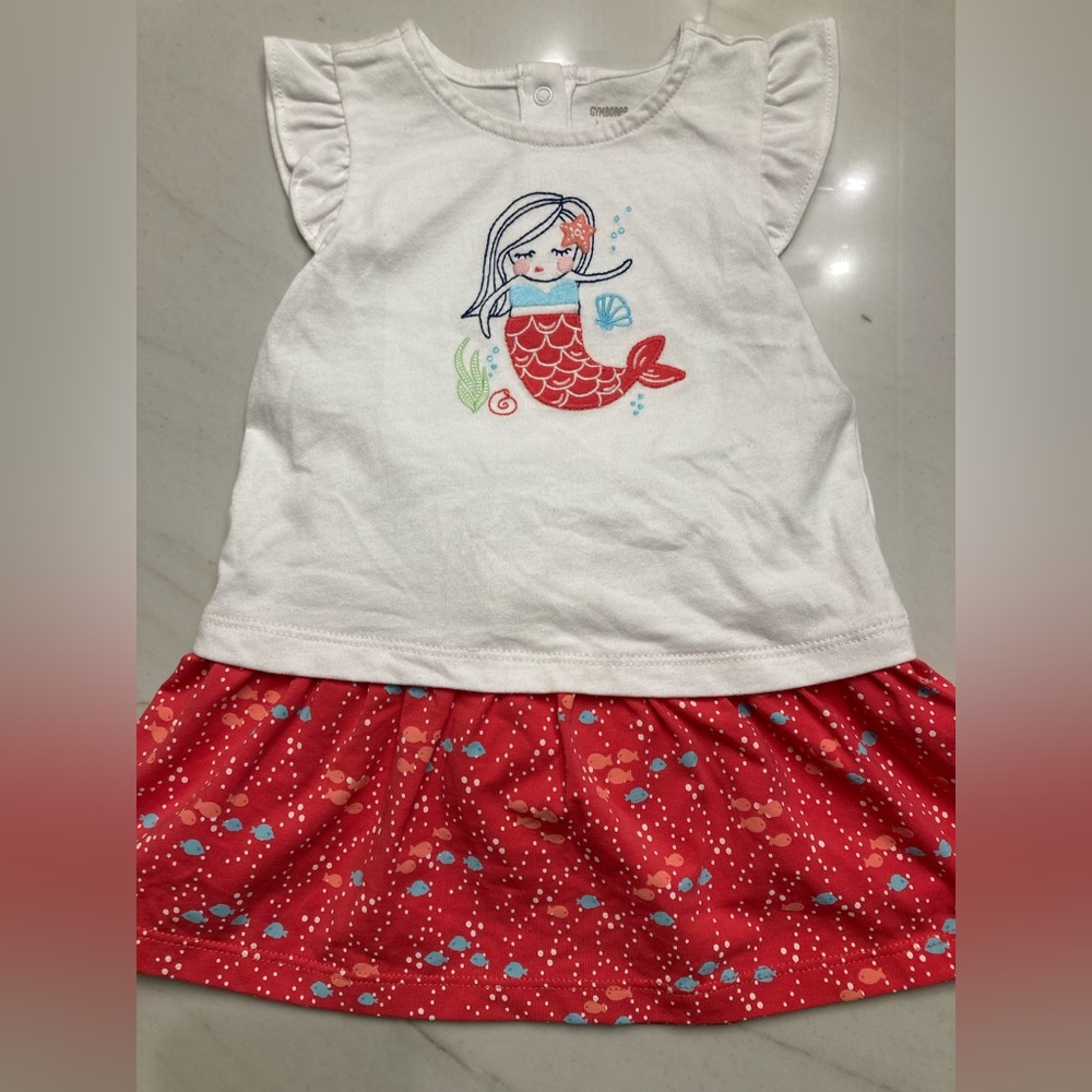 NWOT Gymboree Baby Girl Mermaid Dress 6-12 Months